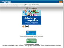 Tablet Screenshot of lapiscinaencasa.com